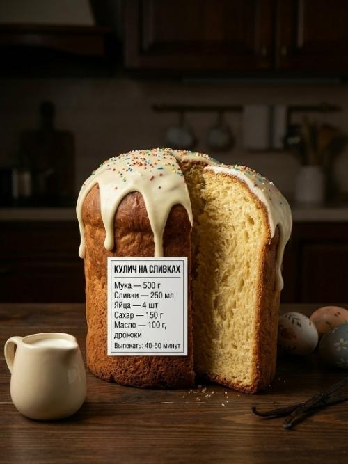 9 рецептов куличей.
