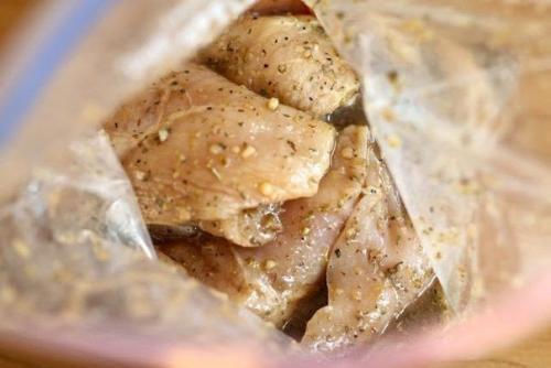 Курица, фаршированная грибами и сыром. 02