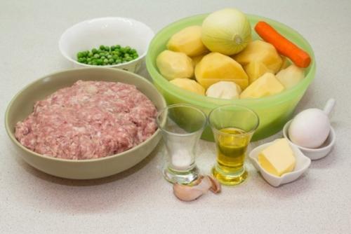 Картофельная запеканка. Ингредиенты. 01 Картофельная запеканка. Ингредиенты. 01