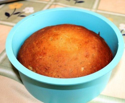 Апельсиновый торт с орехами и бананом (постный). 04 Апельсиновый торт с орехами и бананом (постный). 04