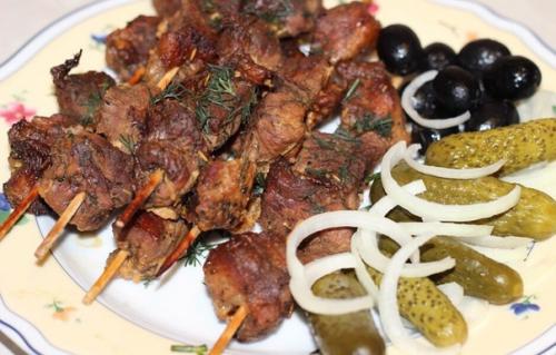 Шашлык в рукаве. Шашлык в рукаве.