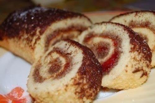 Рулет к чаю за 6 минут! 

