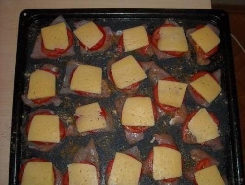 Куриное Филе под сыром с помидорами. 04 Куриное Филе под сыром с помидорами. 04