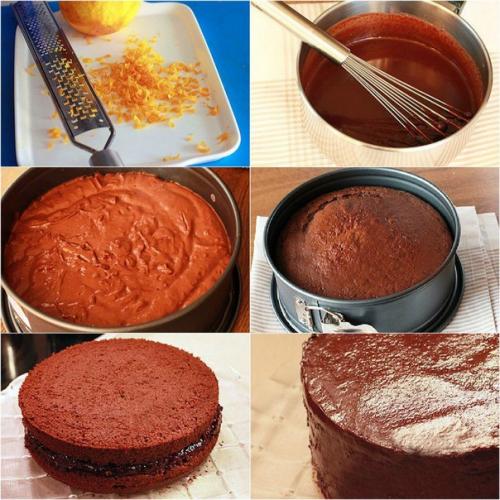 Шоколадно - клюквенный торт. 01 Шоколадно - клюквенный торт. 01