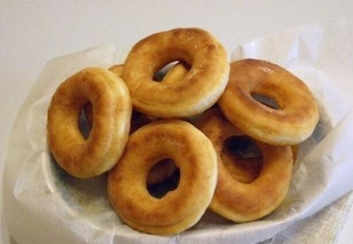 Быстрые пончики на кефире. 05