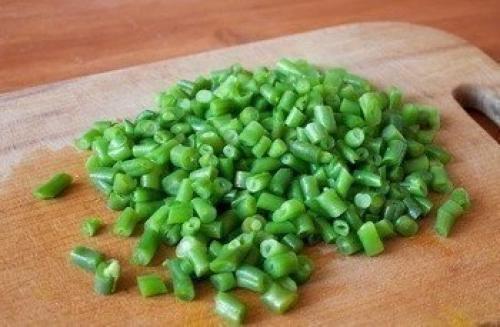 Томатный суп с курицей и зеленой фасолью. 03 Томатный суп с курицей и зеленой фасолью. 03