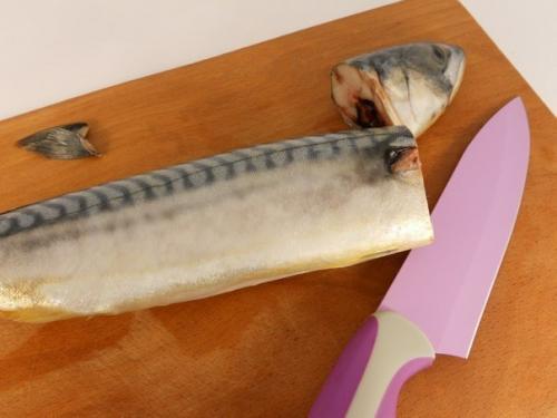 Запеченная скумбрия с сыром. 01