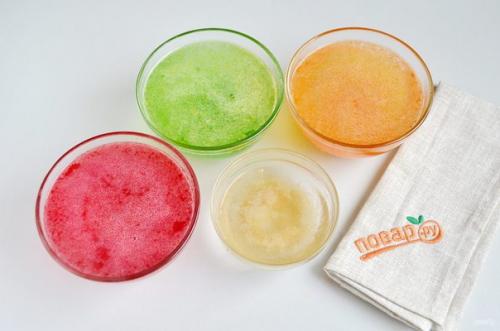 Слоеное желе в стаканчиках.