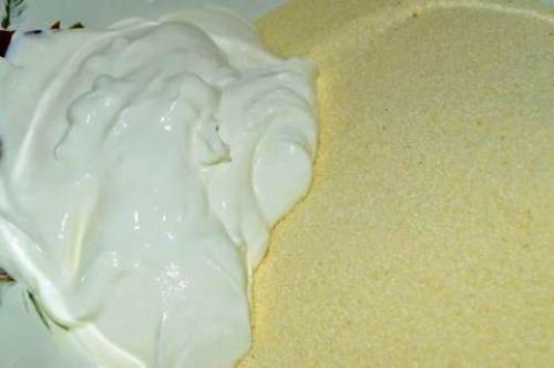 Манник на сметане в мультиварке. 01