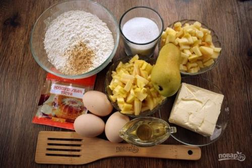 Медово - грушевый пирог. 01 Медово - грушевый пирог. 01