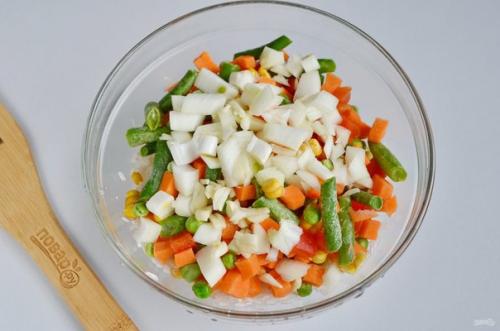 Куриные ножки, запеченные с рисом и овощами. 03