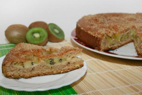 Фруктовый пирог с киви. Фруктовый пирог с киви.