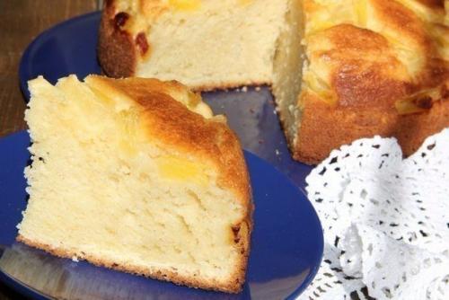 Творожный пирог с ананасами. 01 Творожный пирог с ананасами. 01