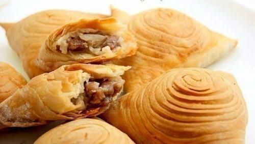 Слоеная самса (настоящая, узбекская). Слоеная самса (настоящая, узбекская).