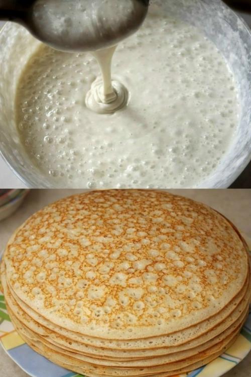 Заварное тесто для блинов (надёжный рецепт. 
