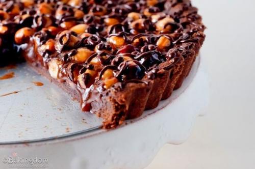 Шоколадный тарт с фундуком. 06 Шоколадный тарт с фундуком. 06