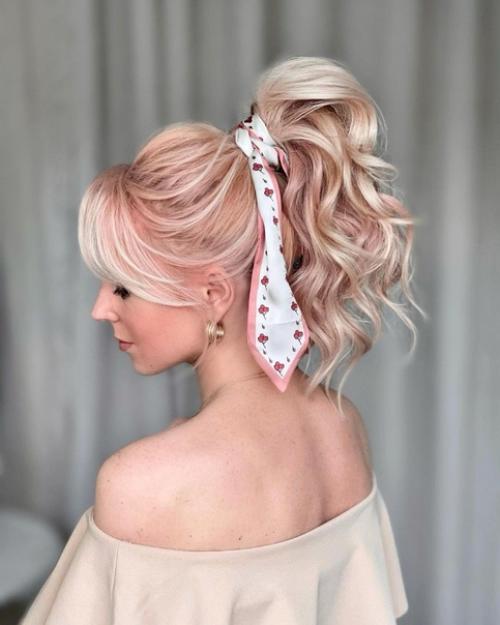 10 вечерних причесок, которые делаются из локонов! 09