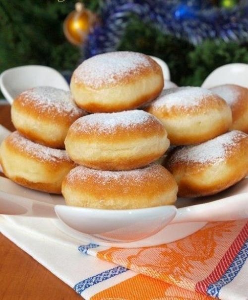 Пончики Нежнейшие.  Ингредиенты: