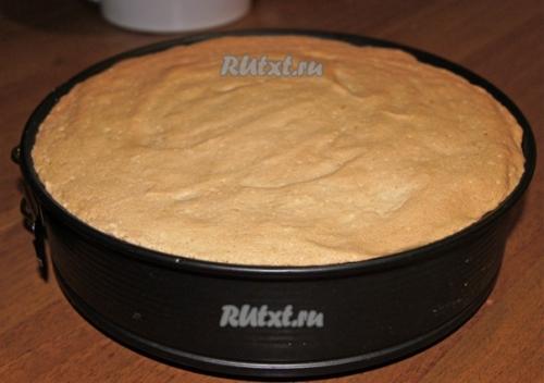 Вкусный бисквитный торт Елизавета. 03