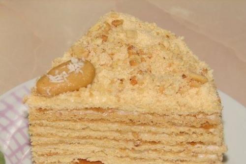 Торт Медовик по рецепту бабушки.