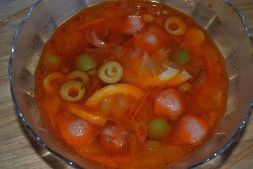 Суп - солянка. Ингредиенты: 06 Суп - солянка. Ингредиенты: 06