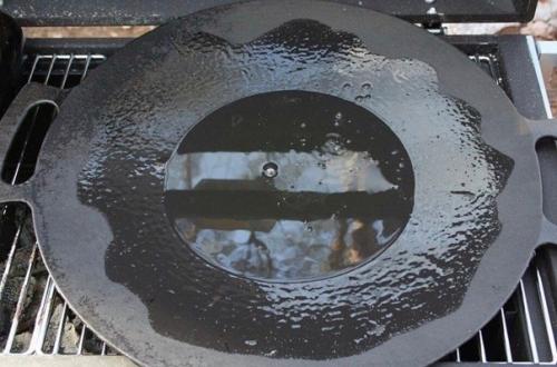 Картофель с грибами и луком с садже на гриле. 02