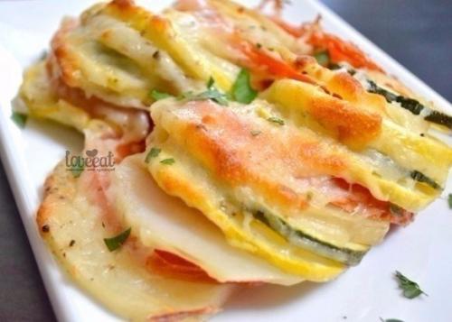 Весенняя радуга: разноцветные овощи, запеченные с сыром. 05 Весенняя радуга: разноцветные овощи, запеченные с сыром. 05