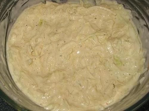 Капустные оладушки на кефире. 02