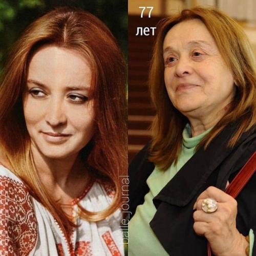 Популярные советские актрисы в молодости и сейчас. 04