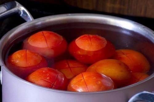 Помидоры закусочные.  Отличная закуска из свежих домашних помидорчиков! 03 Помидоры закусочные.  Отличная закуска из свежих домашних помидорчиков! 03