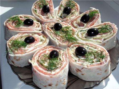 Закуски из лаваша. 01 Закуски из лаваша. 01