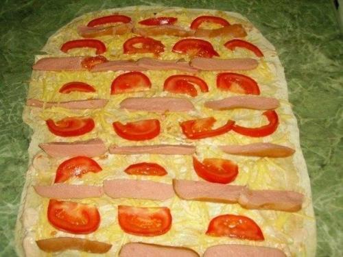 Фаршированный лаваш запечённый в духовке. 02 Фаршированный лаваш запечённый в духовке. 02