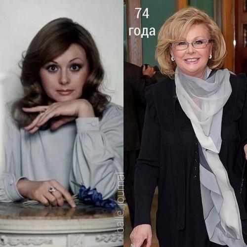 Популярные советские актрисы в молодости и сейчас. 06