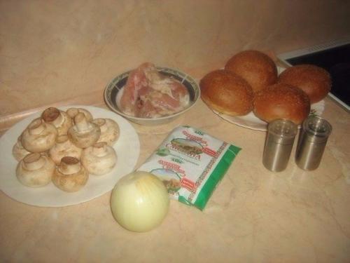 Жульен в булочках. 01 Жульен в булочках. 01