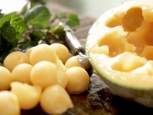 Белая сангрия с виноградом и дыней. 03 Белая сангрия с виноградом и дыней. 03