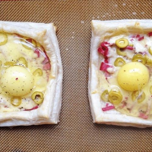 Мини пиццы с яйцом. 02