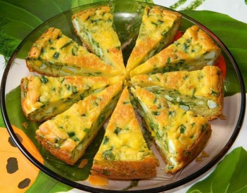 Домашний пирог с зеленым луком и яйцом. Домашний пирог с зеленым луком и яйцом.