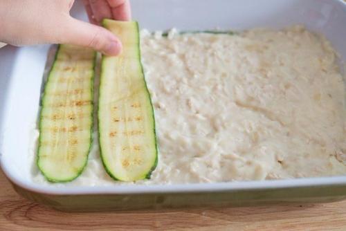 Лазанья из кабачков с курицей. 08