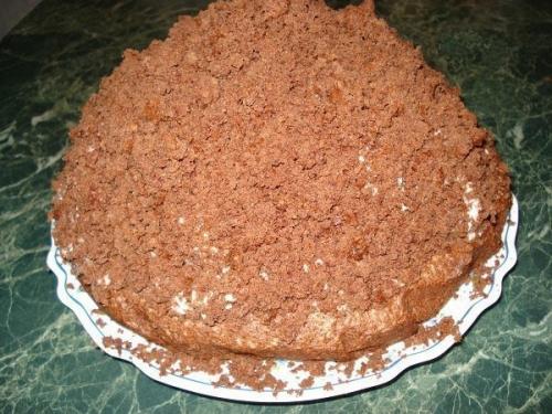 Торт Крот.   Он же Норка Крота или бананы в снегу. 08 Торт Крот.   Он же Норка Крота или бананы в снегу. 08