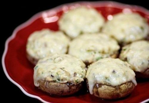 Шампиньоны с курицей и сыром. 05 Шампиньоны с курицей и сыром. 05