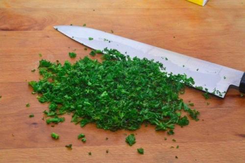 Картошка с грибами в сливках. 08