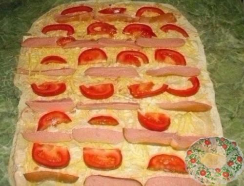 Фаршированный лаваш запечённый в духовке. 02 Фаршированный лаваш запечённый в духовке. 02