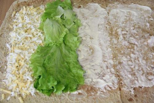 Рулет из лаваша с печенью трески. 02 Рулет из лаваша с печенью трески. 02