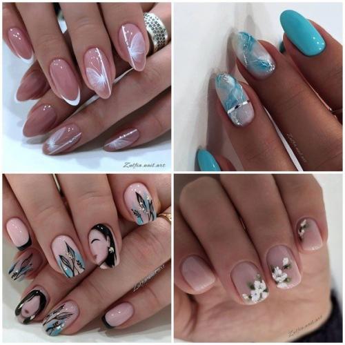 40 классный идей маникюра для августа. 03