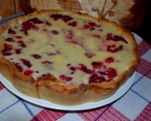 Цветаевский пирог с малиновой начинкой. 06 Цветаевский пирог с малиновой начинкой. 06