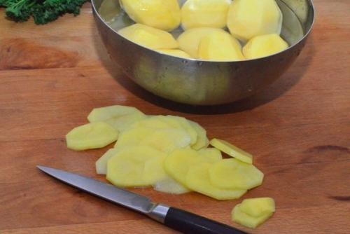 Картошка с грибами в сливках. 01