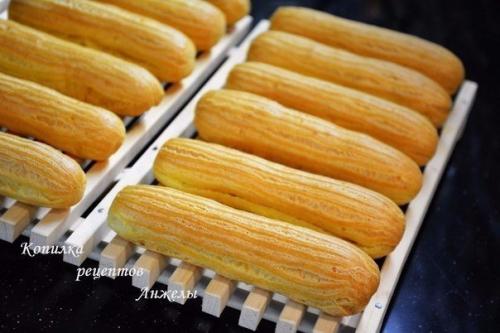 Заварное тесто для эклеров.