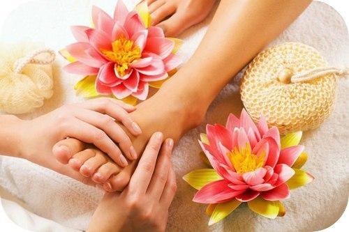 Уход за кожей ног.