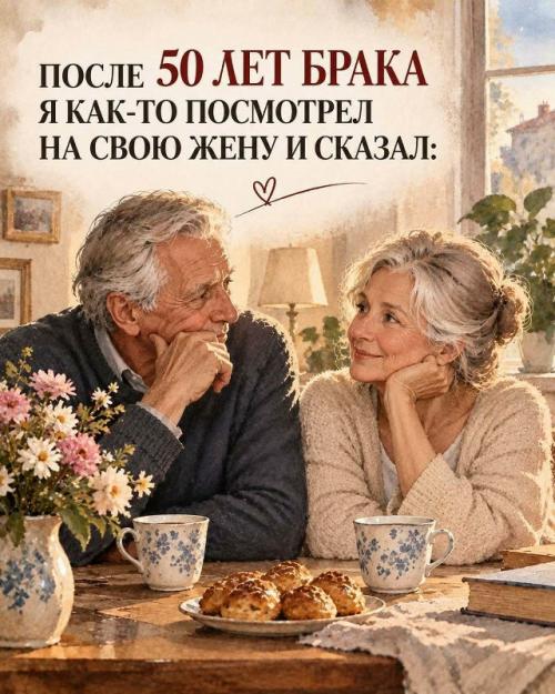 50 лет вместе, один разговор и жена, которая нашла идеальный аргумент. 


