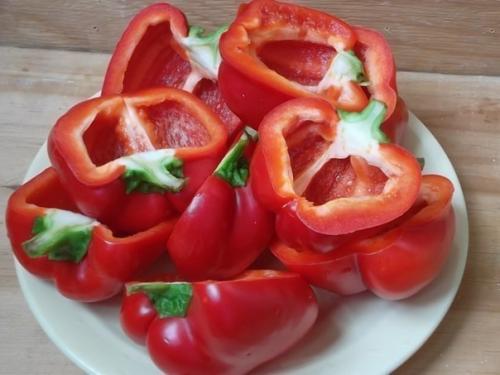 Перцы, фаршированные курицей и грибами. 02 Перцы, фаршированные курицей и грибами. 02